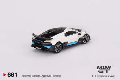 Mini GT 1:64 Bugatti Divo White LHD (MGT00661-CH)