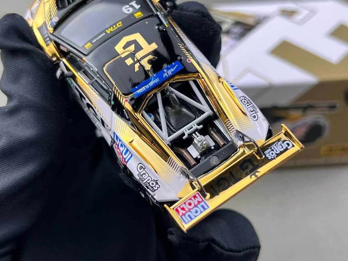 Trends Hobby 1:64 Lamborghini Huracan GT3 EVO2 GRT 2025 DTM #19 Openable Rear Hood Detailed Engine Lamborghini Official Licensed (241083E)