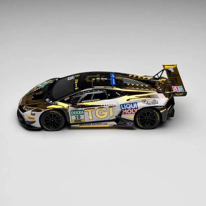 Trends Hobby 1:64 Lamborghini Huracan GT3 EVO2 GRT 2025 DTM #19 Openable Rear Hood Detailed Engine Lamborghini Official Licensed (241083E)