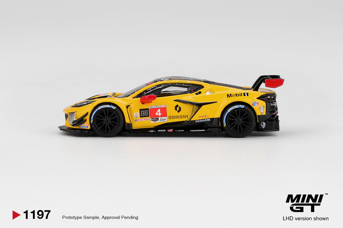 Mini GT 1:64 Chevrolet Corvette Z06 GT3.R #4 Corvette Racing by Pratt Miller Motorsports 2025 IMSA Daytona 24 Hrs (MGT01197-CH)