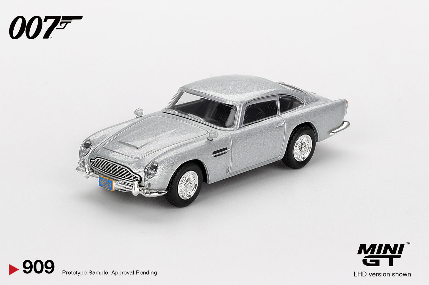 Mini GT 1:64 Aston Martin DB5 “Casino Royale” in Blister Packaging English Version (MGT00909-007E)