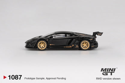 Mini GT 1:64 LB★WORKS Lamborghini Aventador Limited Edition Matte Black (MGT01087-CH)