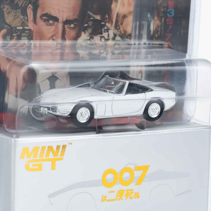Mini GT 1:64 Toyota 2000GT Roadster “You Only Live Twice” in Blaster Packaging Japanese Version (MGT00915-007J)