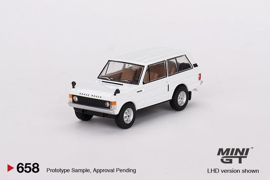 Mini GT 1:64 Land Rover Range Rover Davos White LHD (MGT00658-CH)