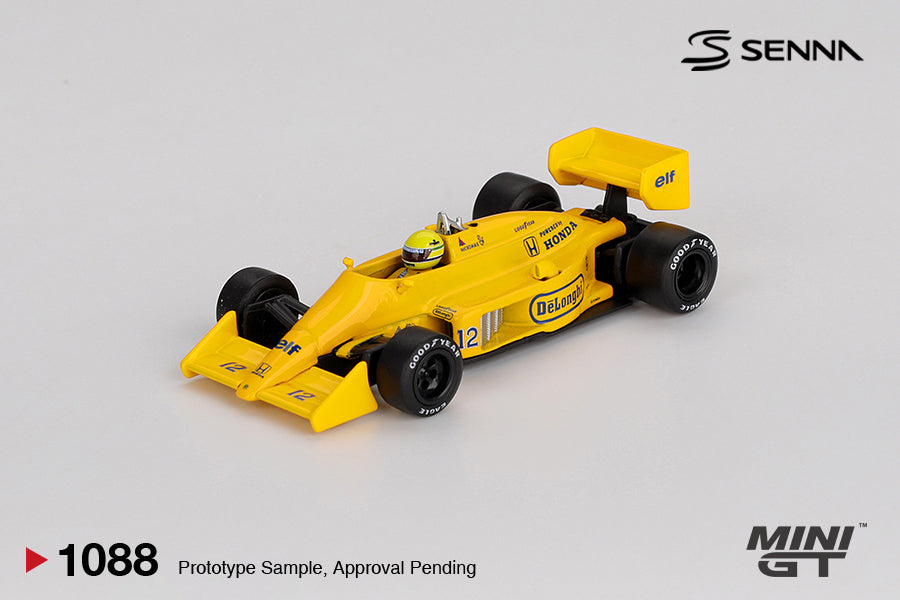 Mini GT 1:64 Lotus 99T #12 Ayrton Senna 1987 Monaco Grand Prix Winner (MGT01088-CH)