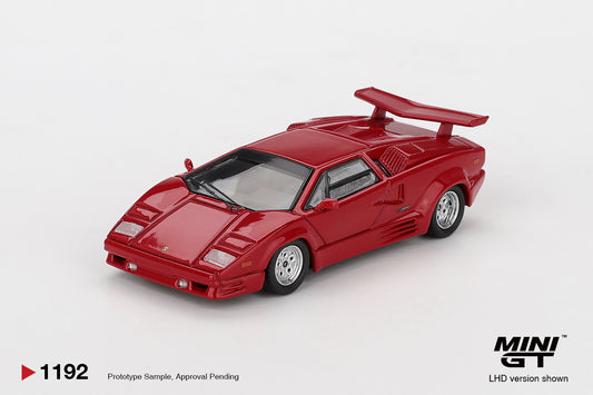 Mini GT 1:64 Lamborghini Countach 25th Anniversary Red (MGT01192-CH)
