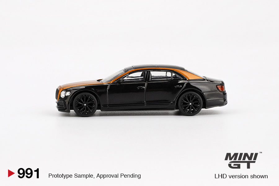 Mini GT 1/64 Bentley Flying Spur Orange Flame / Onyx (MGT00991-CH)