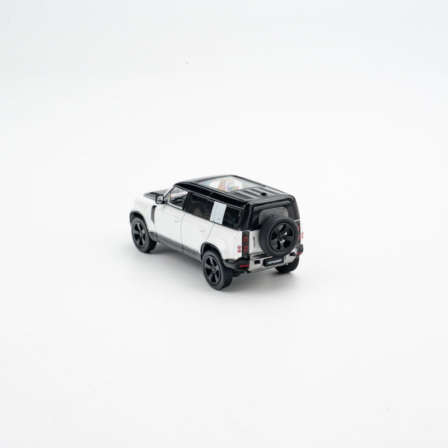 GCD X Enchery 1:64 Land Rover Defender 110 Black White Panda LHD