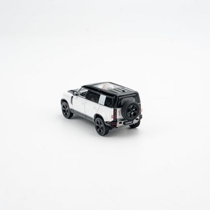 GCD X Enchery 1:64 Land Rover Defender 110 Black White Panda LHD