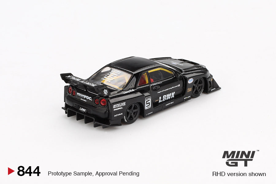 Mini GT 1:64 Nissan LB-ER34 Super Silhouette SKYLINE Black (MGT00844-R)