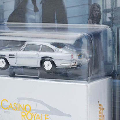 Mini GT 1:64 Aston Martin DB5 “Casino Royale” in Blister Packaging English Version (MGT00909-007E)