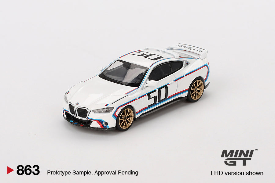 Mini GT 1:64 BMW 3.0 CSL White (MGT00863-CH)