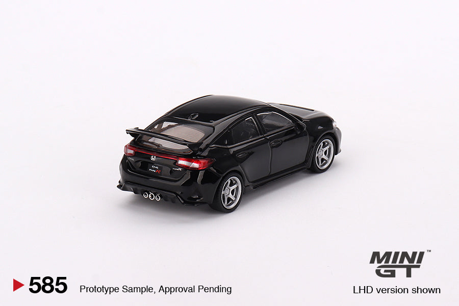Mini GT 1:64 Honda Civic Type R Crystal Black Pearl 2023 W/ Advan GT Wheel LHD (MGT00585-CH)