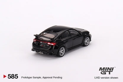 Mini GT 1:64 Honda Civic Type R Crystal Black Pearl 2023 W/ Advan GT Wheel LHD (MGT00585-CH)