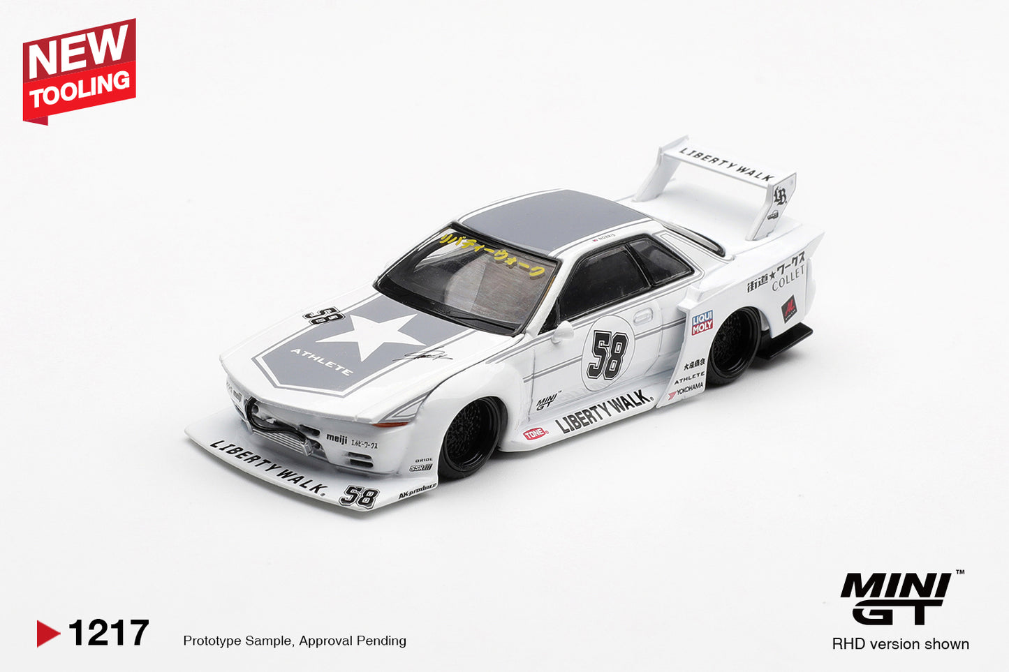 Mini GT 1:64 Nissan Skyline GT-R (R32) Kaido Works TAS 2025 (MGT01217-CH)