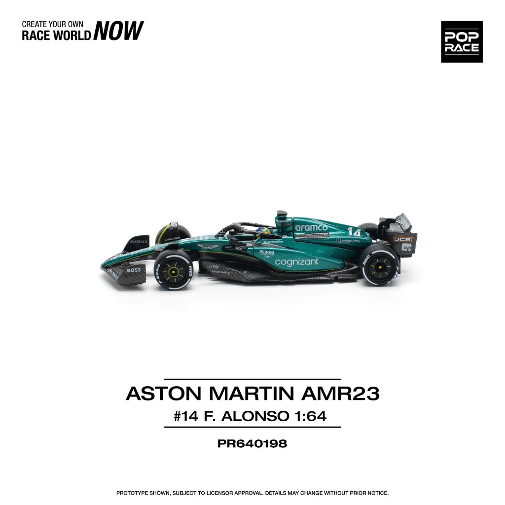 Pop Race 1:64 Aston Martin AMR23 #14 F.Alonso (PR640198)