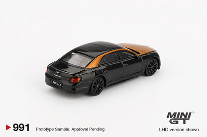 Mini GT 1/64 Bentley Flying Spur Orange Flame / Onyx (MGT00991-CH)