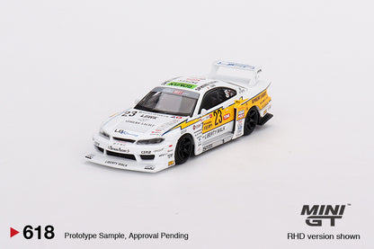 Mini GT 1:64 Nissan LB-Super Silhouette S15 SILVIA #23 2022 Goodwood Festival of Speed RHD (MGT00618-CH)