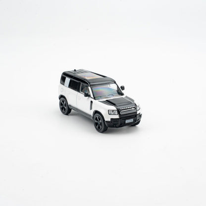 GCD X Enchery 1:64 Land Rover Defender 110 Black White Panda LHD