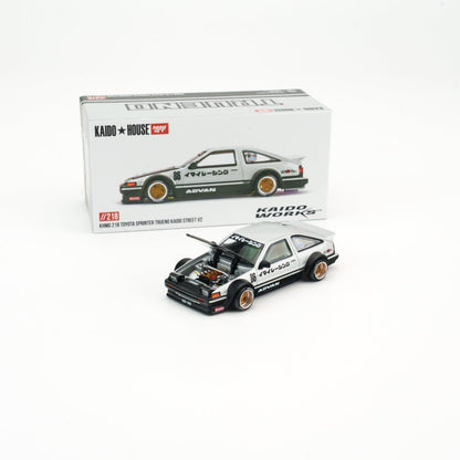 Mini GT x KAIDOHOUSE 1:64 Toyota AE86 Sprinter Trueno Kaido Street V2 (KHMG218)