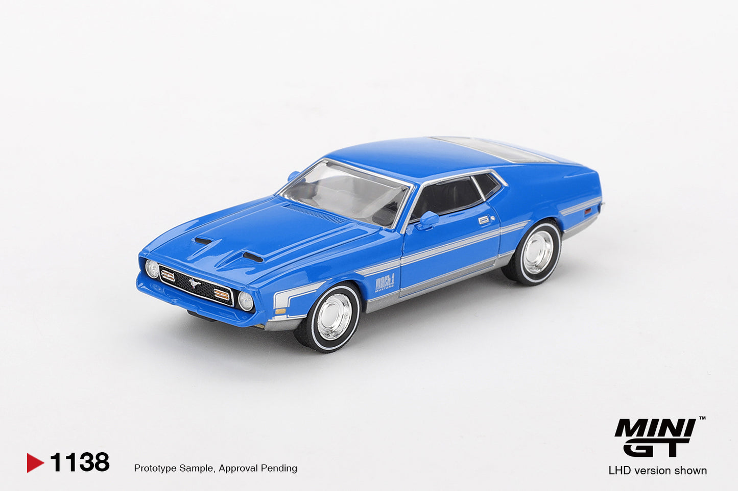 Mini GT 1:64 Ford Mustang Mach 1 Grabber Blue (MGT01138-CH)