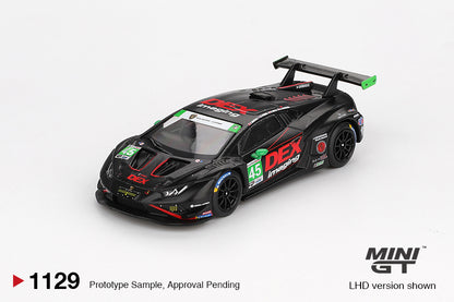 Mini GT 1:64 Lamborghini Huracán GT3 EVO2 #45 No. 45 DEX Imaging  2024 IMSA Daytona 24 Hrs (MGT01129-CH)