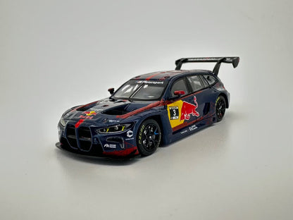 JICAR 1:64 M3 G81 Wagon Touring 24h Nurburgring Matt Blue Red Bull in Premium Box Packaging