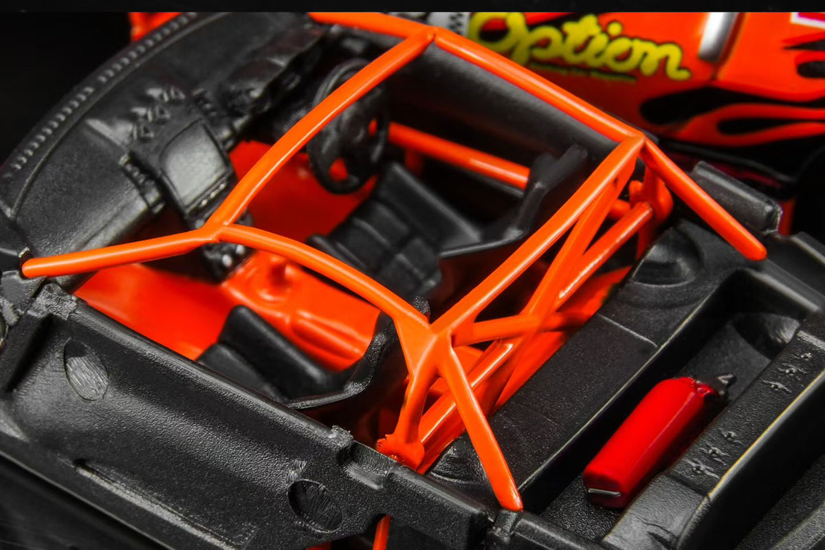 Motorhelix X Mr. Hiro X Option 1:64 Nissan Fairlady Z "Option Stream Z" 02 Orange Official Licensed