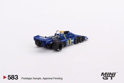 Mini GT 1:64 Tyrrell P34 #3 Jody Scheckter 1976 Swedish GP Winner (MGT00583-CH)