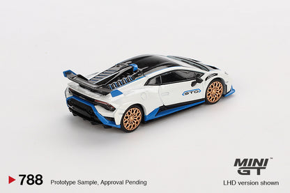Mini GT 1:64 Lamborghini Huracán STO Bianco Asopo (MGT00788-CH)