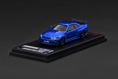 Ignition Model 1:64 Nissan Skyline GT-R (BNR34) NISMO customized Metallic Blue (IG4147) - Limited to 2 per customer / address
