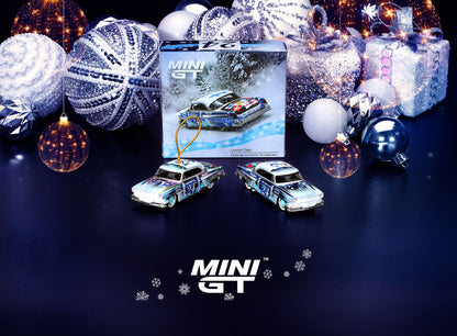 Mini GT 1:64 Lincoln Capri Christmas Hot Rod by Tim Sadchikov 2024 Christmas Edition (MGT00888-L)