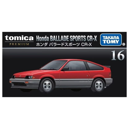Tomica PREMIUM 1:60 Honda BALLADE Sports CR-X Red No.16