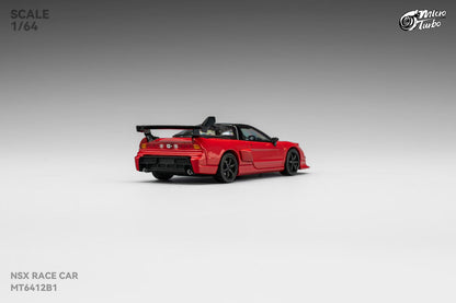 Micro Turbo 1:64 Honda NSX NA1 Race Car Classic Red Limited 999 Pieces (Folding Head Lights + Openable Engine Hood + Removable Detailed Engine)