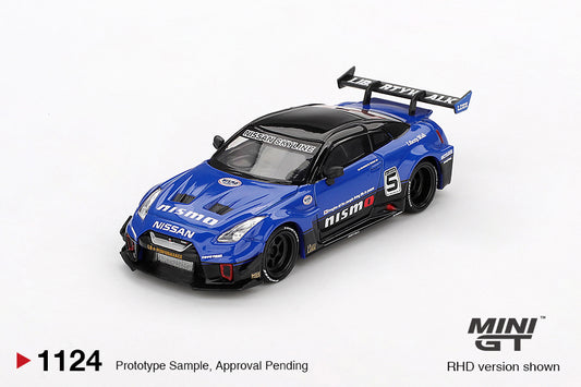 Mini GT 1:64 LB-Silhouette WORKS GT NISSAN 35GT-RR Ver.2 Blue (MGT01124-CH)