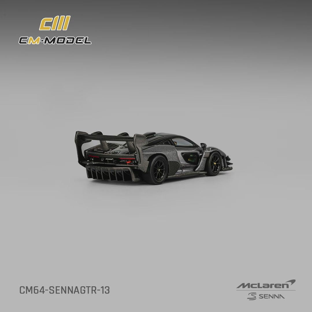 CM Model 1:64 McLaren Senna GTR Metallic Grey McLaren Official Licensed