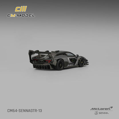 CM Model 1:64 McLaren Senna GTR Metallic Grey McLaren Official Licensed