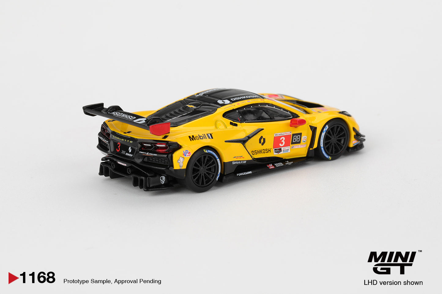Mini GT 1:64 Chevrolet Corvette Z06 GT3.R #3 Corvette Racing by Pratt Miller Motorsports 2025 IMSA Daytona 24 Hrs (MGT01168-CH)