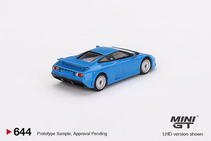 Mini GT 1:64 Bugatti EB110 GT Blu Bugatti (MGT00644-CH)