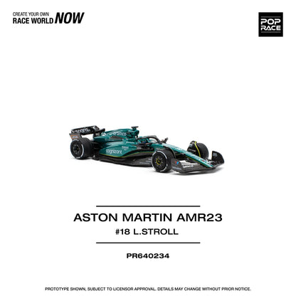 Pop Race 1:64 Aston Martin AMR23 #18 L.Stroll (PR640234)