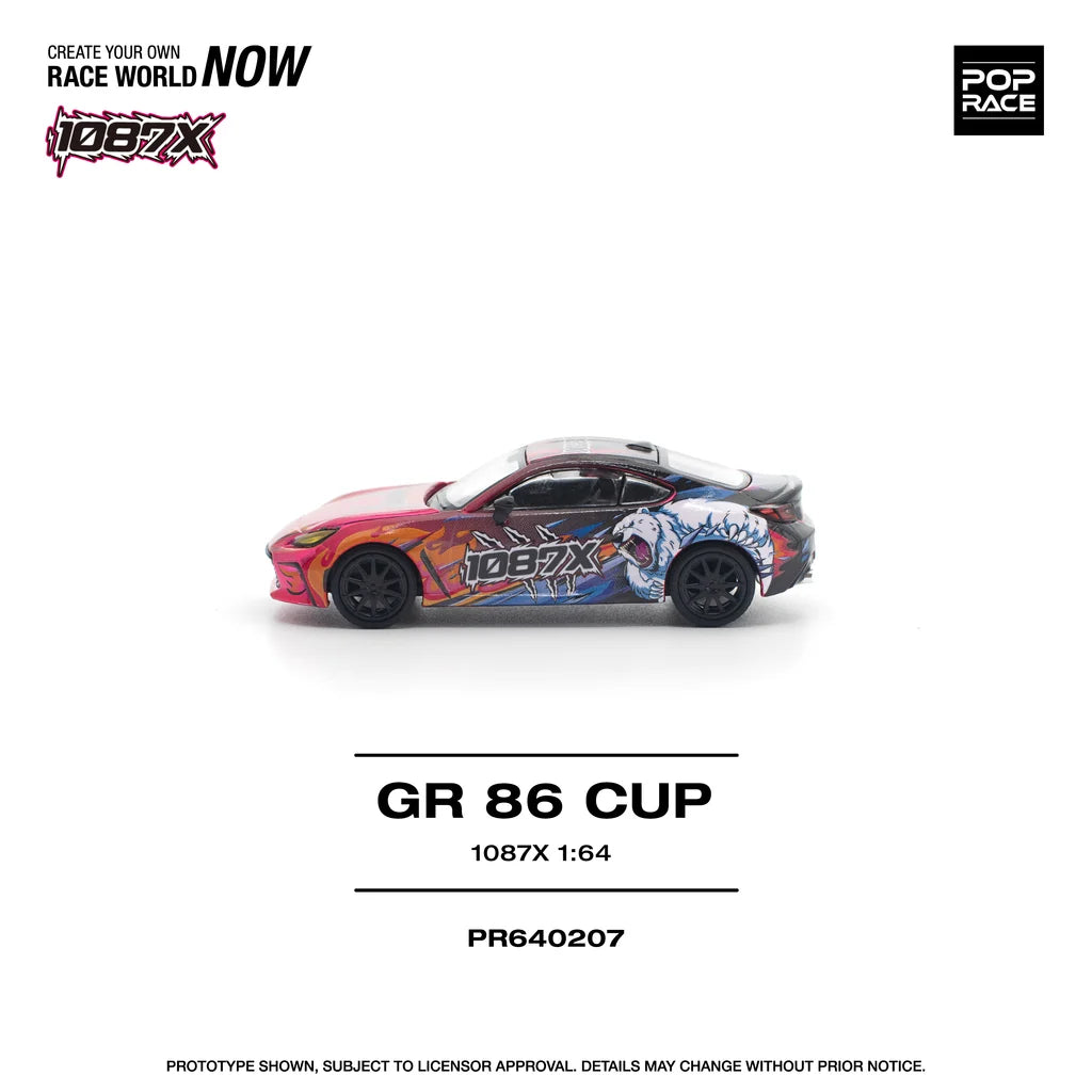 Pop Race 1:64 GR86 CUP 1087X (PR640207)