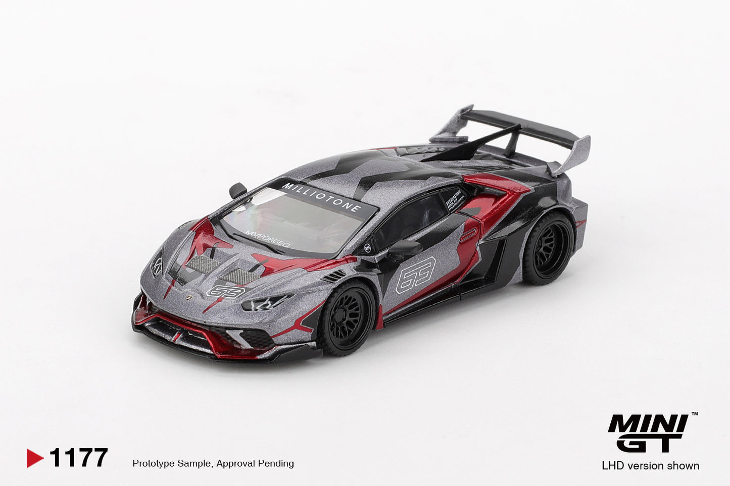 Mini GT 1:64 Lamborghini LB★WORKS Lamborghini Huracán GT RONIN (MGT01177-CH)