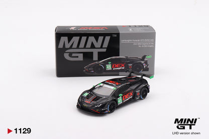 Mini GT 1:64 Lamborghini Huracán GT3 EVO2 #45 No. 45 DEX Imaging  2024 IMSA Daytona 24 Hrs (MGT01129-CH)