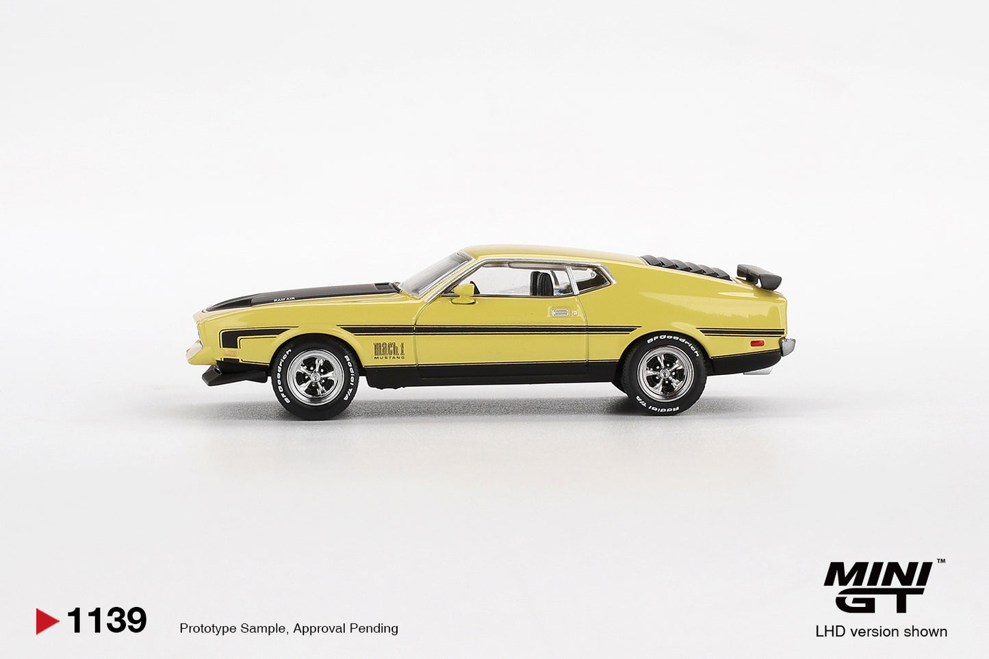 Mini GT 1:64 Ford Mustang Mach1 Grabber Yellow (MGT01039-CH)