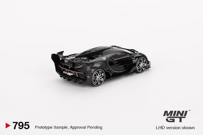 Mini GT 1:64 Bugatti Vision Gran Turismo Black (MGT00795-CH)