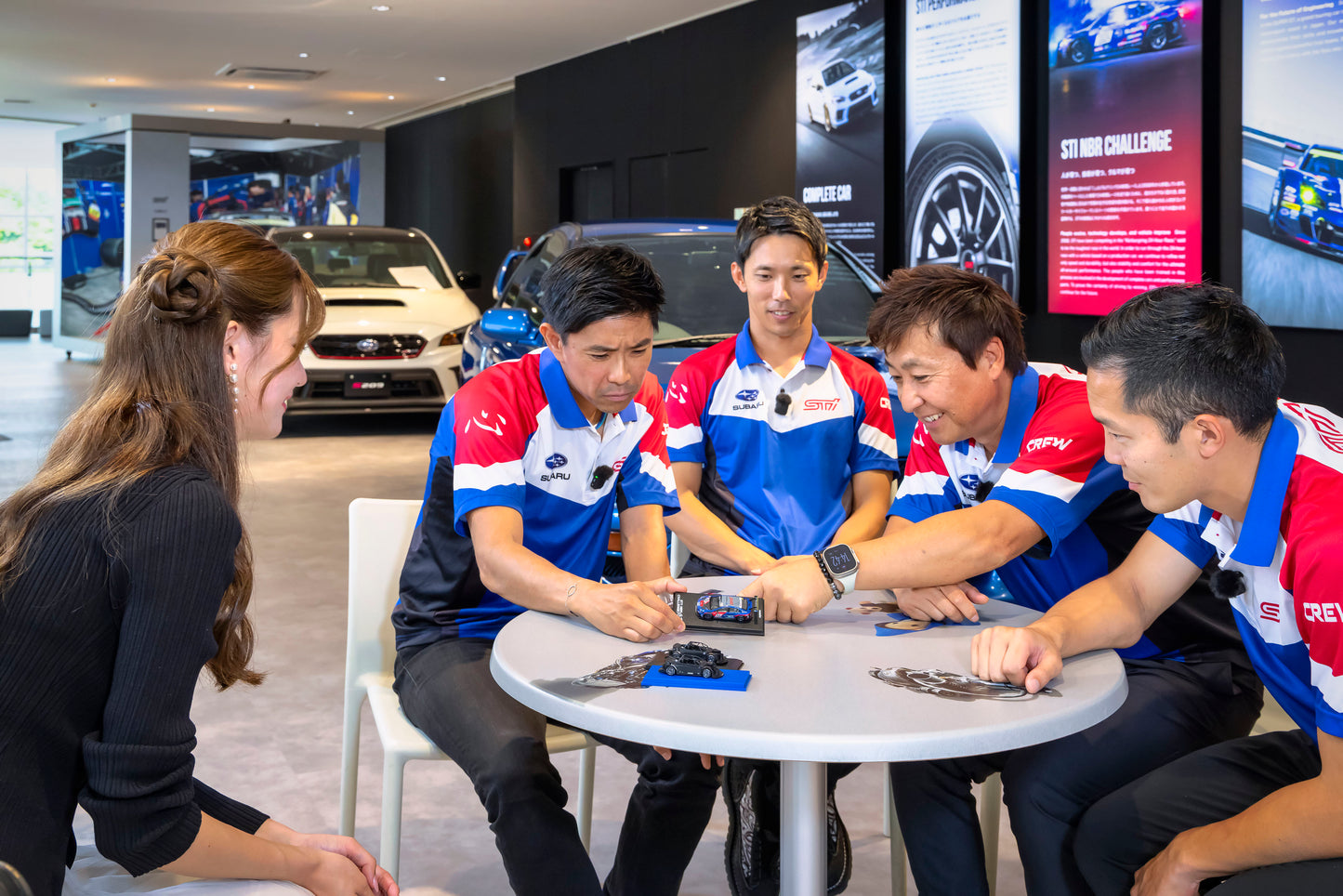 Kyosho 1:64 Subaru WRX STI NBR 2023 Test Car with LED (MOTN LED Base Compatible and Required to Light On)