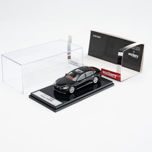 GCD X Enchery 1:64 Lexus LS500 Original Stance Black LHD