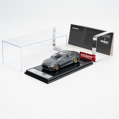 GCD X Enchery 1:64 Lexus LS500 Low Stance Grey LHD