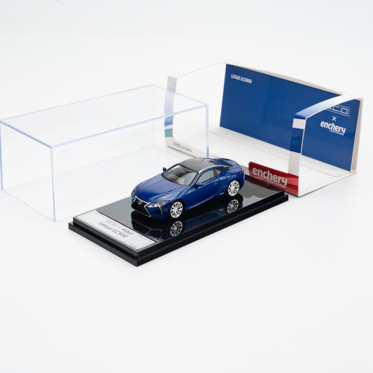 GCD X Enchery 1:64 Lexus LC500 Original Stance Blue LHD