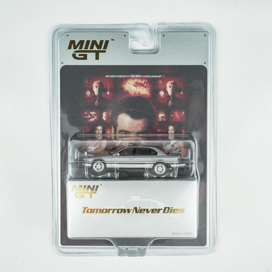 Mini GT 1:64 BMW 750IL "Tomorrow Never Dies" in Blaster Packaging English Version (MGT00902-007ECH)